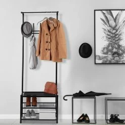 relaxdays Garderobenständer »Garderobenständer mit Schuhablage« -Deutschland Möbel Verkäufe 2024 002b2da1 ee29 51de b73c 230a6745d7b5