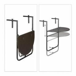 relaxdays Balkonhängetisch »Balkonhängetisch BASTIAN klappbar«, Braun Wei&szlig;, Schwarz -Deutschland Möbel Verkäufe 2024 006ffe16 b4ef 57f8 bd2b e7c36f497c06