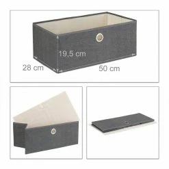 relaxdays Kommode »Schubladenschrank mit 2 Faltkörben« -Deutschland Möbel Verkäufe 2024 00a516a4 2034 552d a28e f408e2a55c69