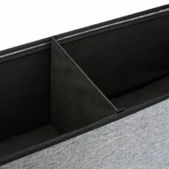 relaxdays Sitzhocker »Faltbarer Sitzhocker mit Lehne XL«, Grau Dunkelbraun -Deutschland Möbel Verkäufe 2024 019e2958 6fb8 51fc 94dc 16369706f75b