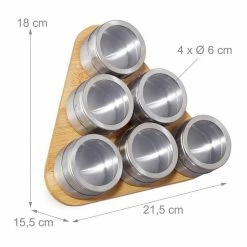 relaxdays Gewürzregal »Bambus Gewürzregal magnetisch« -Deutschland Möbel Verkäufe 2024 01f68aa9 7e35 527f ac25 2e469c7b8be9