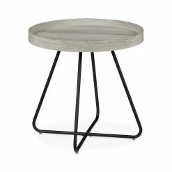 relaxdays Beistelltisch »Runder Beistelltisch grau«, M -Deutschland Möbel Verkäufe 2024 02d50a96 c21a 5676 a88a 92beccc67ab7