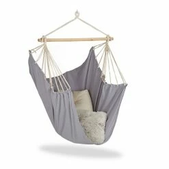 relaxdays Hängesessel »Hängesitz Baumwolle«, Gelb/Grün/Blau/Rot Braun Hellbraun, Grau Hellbraun, Creme Hellbraun, Grau Creme -Deutschland Möbel Verkäufe 2024 040c5a42 b8df 5b45 a11f e92b77d4d0c2