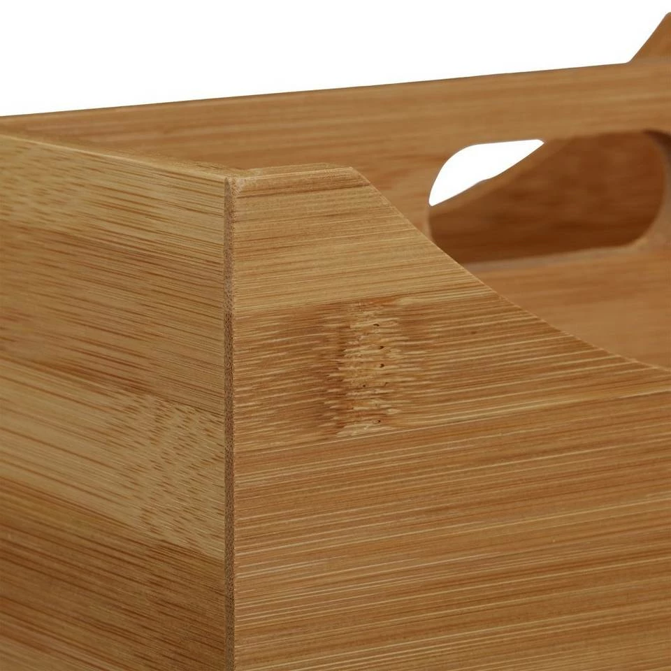 relaxdays Schreibtischaufsatz »Schreibtischorganizer Bambus mit Griff« 4 relaxdays Schreibtischaufsatz »Schreibtischorganizer Bambus mit Griff« – Bild 4