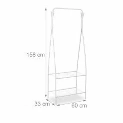 relaxdays Kleiderständer »Kleiderständer mit 2 Ablagen« -Deutschland Möbel Verkäufe 2024 049f9053 07ad 5959 afde 120ee7e03776