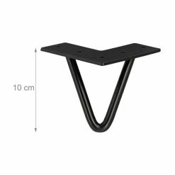 relaxdays Tischbein »4er Set Hairpin Legs mit 2 Streben«, 10 cm - 2 Stangen -Deutschland Möbel Verkäufe 2024 04fbace6 ba31 5f3e a965 e28d7cf68025