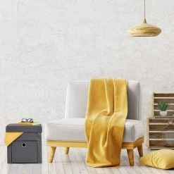 relaxdays Sitzhocker »Grauer Sitzhocker mit Schublade«, faltbar -Deutschland Möbel Verkäufe 2024 050c8d38 5fd7 5226 8e6d 6a44a1d9fae2