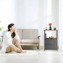 relaxdays Kommode »Schubladenschrank mit 2 Faltkörben« -Deutschland Möbel Verkäufe 2024 05aeba9a 297b 5394 b0b3 8277e323a763