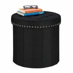 relaxdays Sitzhocker »Sitzhocker mit Stauraum«, Weiß Braun Silber, Grau Silber, Weiß Silber, Schwarz Silber -Deutschland Möbel Verkäufe 2024 06869f0a ebc2 59d5 abb0 122dba00c62c