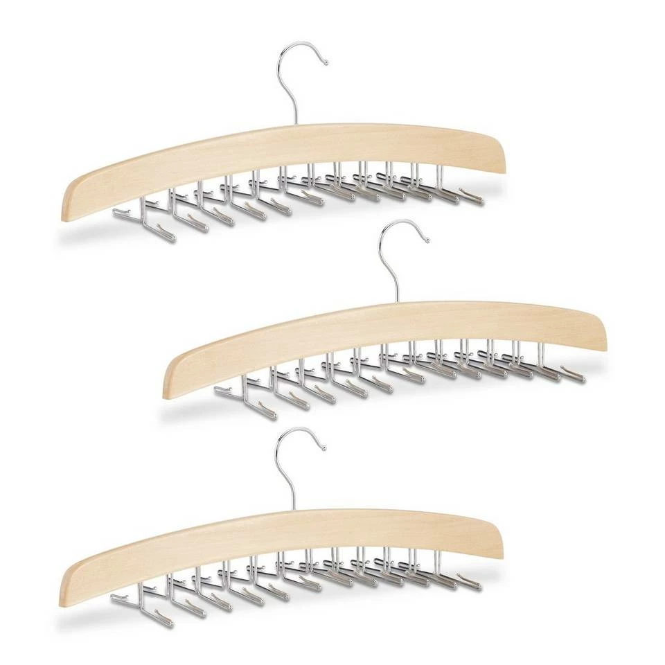 relaxdays Krawattenhalter »3 x Krawattenhalter Holz« 1 relaxdays Krawattenhalter »3 x Krawattenhalter Holz«