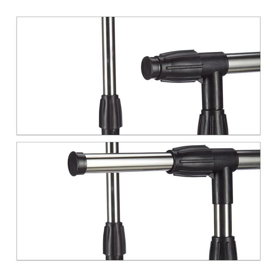 relaxdays Garderobenständer »Rollgarderobe mit 2 Kleiderstangen« 7 relaxdays Garderobenständer »Rollgarderobe mit 2 Kleiderstangen« – Bild 7