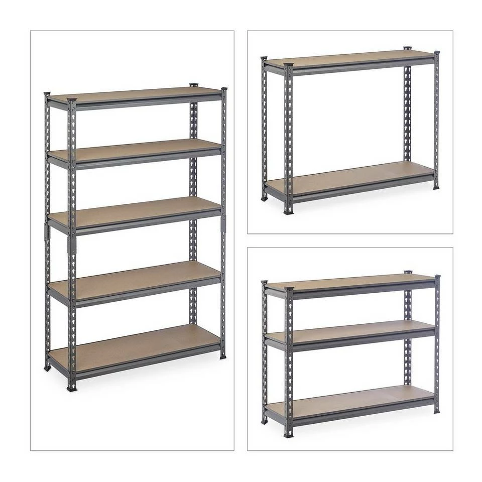 relaxdays Schwerlastregal »Schwerlastregal 1800 kg grau« 7 relaxdays Schwerlastregal »Schwerlastregal 1800 kg grau« – Bild 7