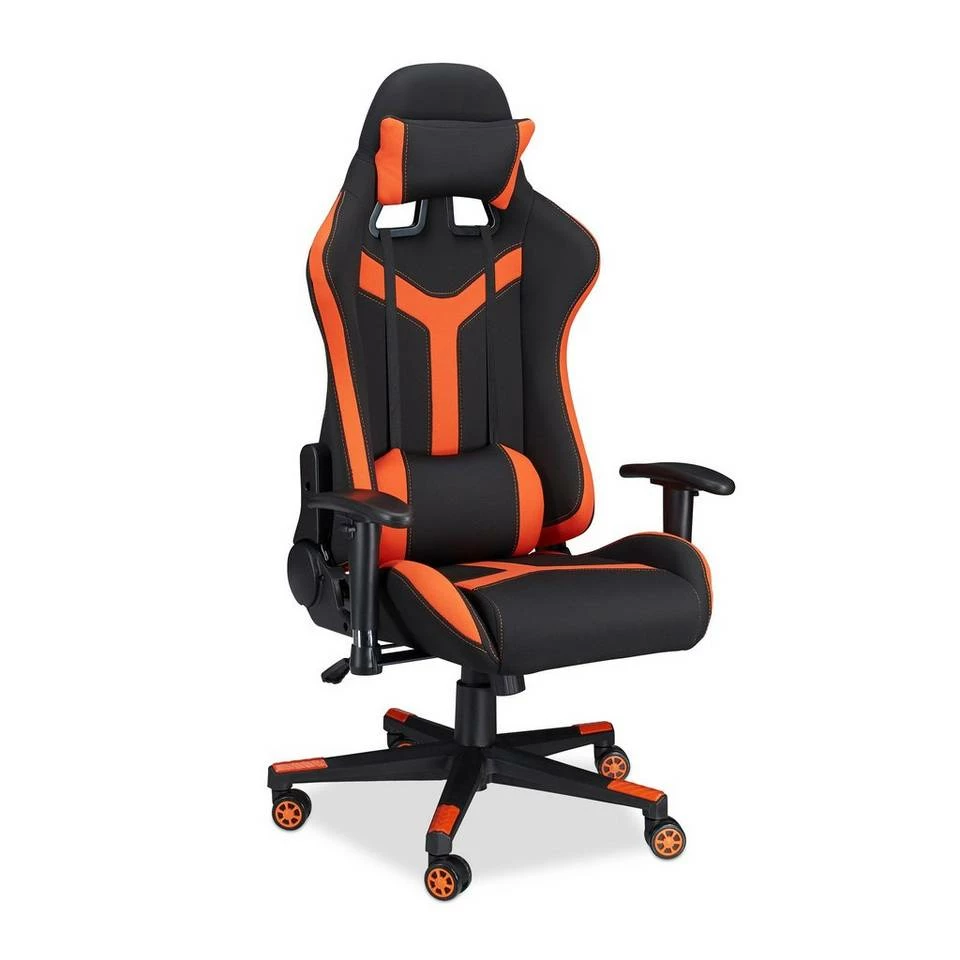 relaxdays Gaming-Stuhl »Gaming Stuhl XR10 für Pro Gamer«, Blau Weiß Schwarz, Blau Schwarz, Orange Schwarz, Grün Schwarz 13 relaxdays Gaming-Stuhl »Gaming Stuhl XR10 für Pro Gamer«, Blau Weiß Schwarz, Blau Schwarz, Orange Schwarz, Grün Schwarz – Bild 13