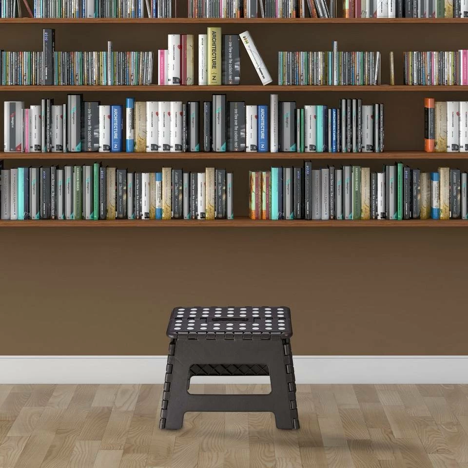 relaxdays Tritthocker »4 x Klapphocker faltbar L dunkelgrau« 3 relaxdays Tritthocker »4 x Klapphocker faltbar L dunkelgrau« – Bild 3