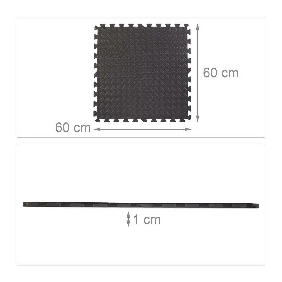 relaxdays Bodenschutzmatte »16 x Schutzmatte Boden Set« 4 relaxdays Bodenschutzmatte »16 x Schutzmatte Boden Set« – Bild 4