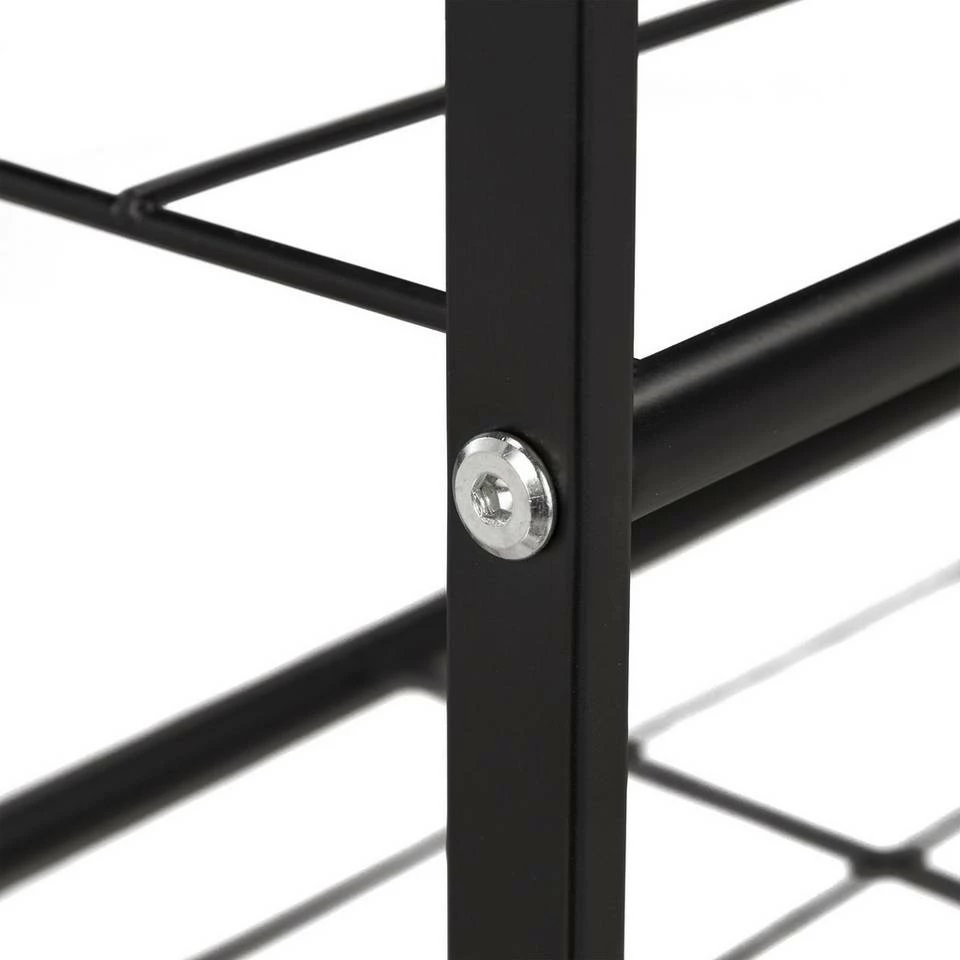 relaxdays Schuhregal »Metall Schuhregal stapelbar«, Schwarz Weiß 8 relaxdays Schuhregal »Metall Schuhregal stapelbar«, Schwarz Weiß – Bild 8