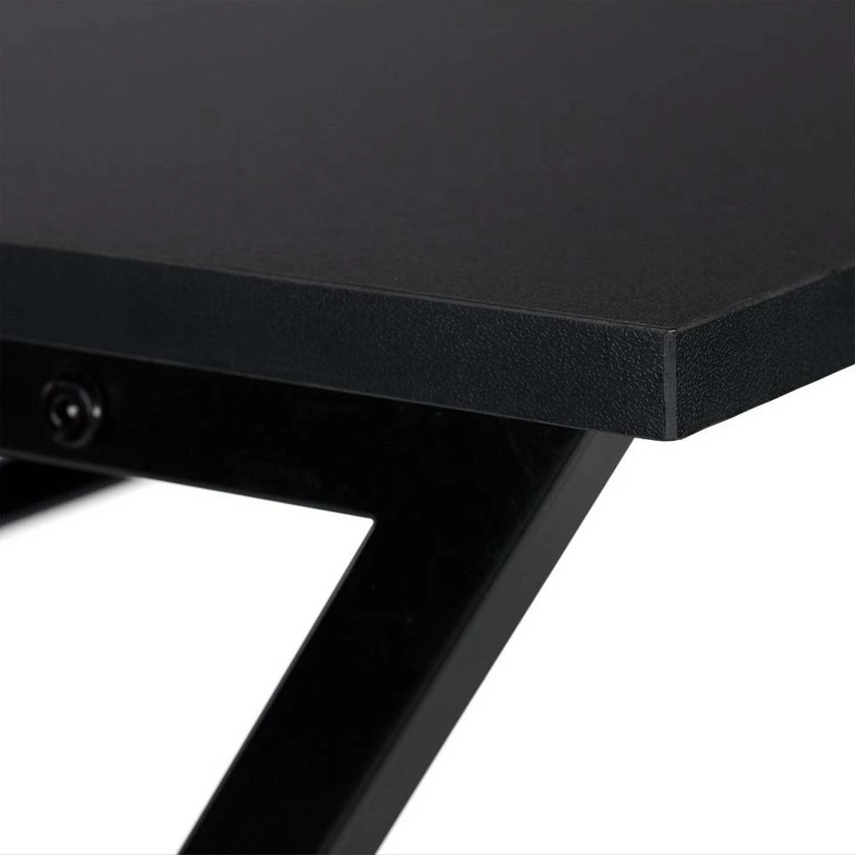 relaxdays Schreibtisch »Schreibtisch Basic«, Schwarz / Schwarz Braun Schwarz, Weiß 6 relaxdays Schreibtisch »Schreibtisch Basic«, Schwarz / Schwarz Braun Schwarz, Weiß – Bild 6