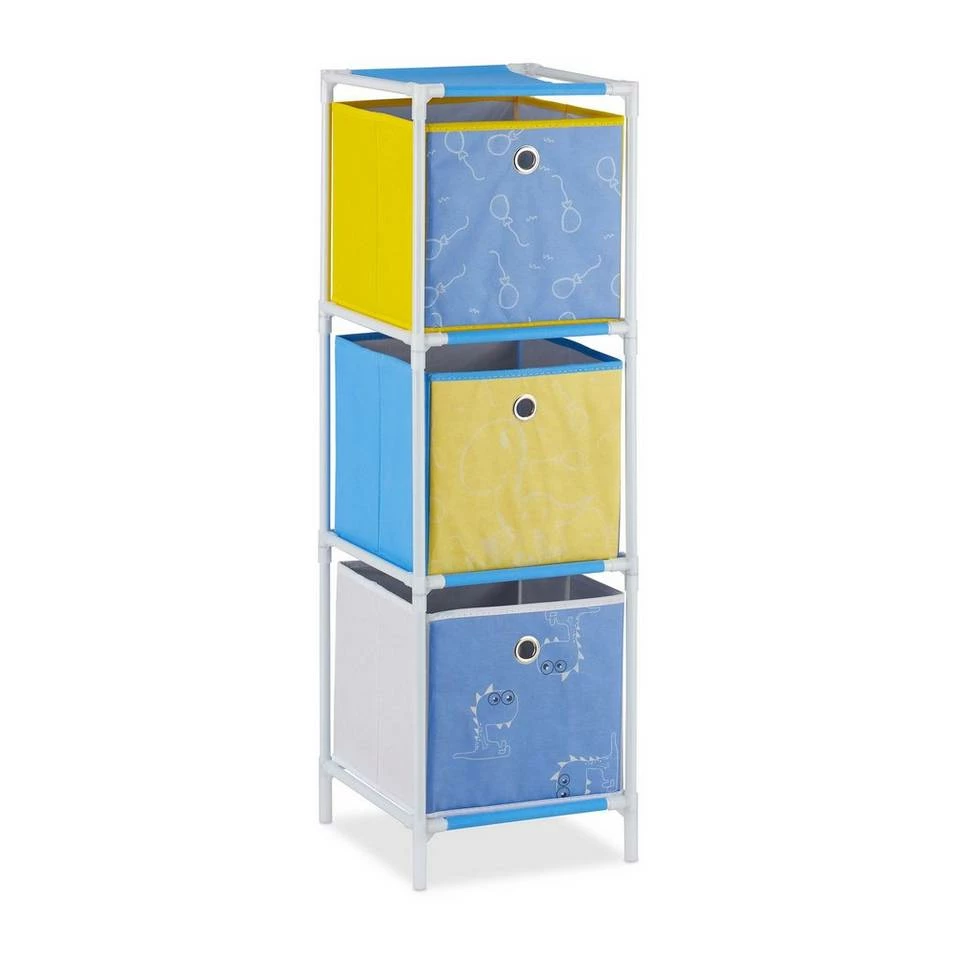 relaxdays Steckregal »Kinderregal Dino mit Boxen«, 3 10 relaxdays Steckregal »Kinderregal Dino mit Boxen«, 3 – Bild 10