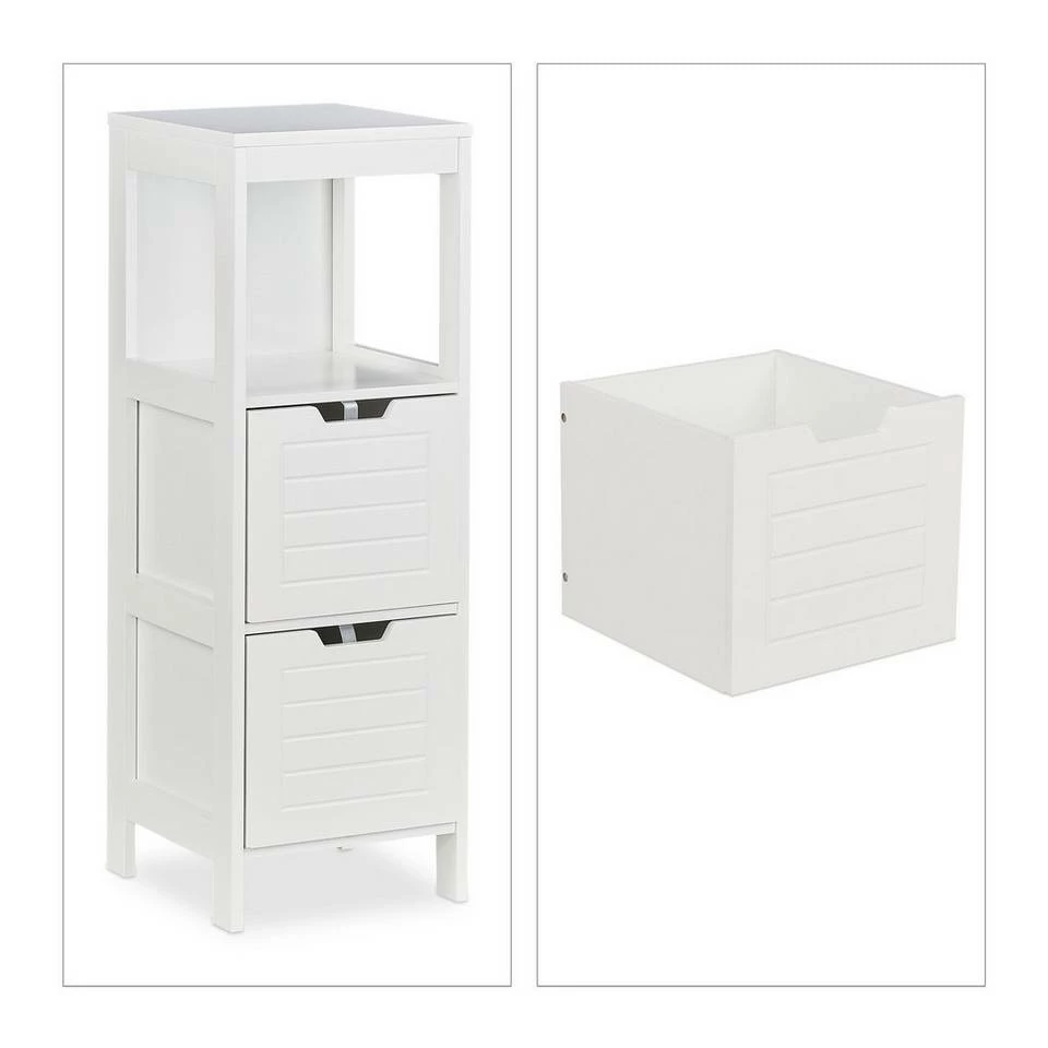 relaxdays Badregal »Badezimmerschrank weiß« 10 relaxdays Badregal »Badezimmerschrank weiß« – Bild 10