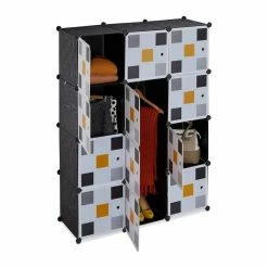 relaxdays Kleiderschrank »Steckregal Kleiderschrank 8 Fächer«