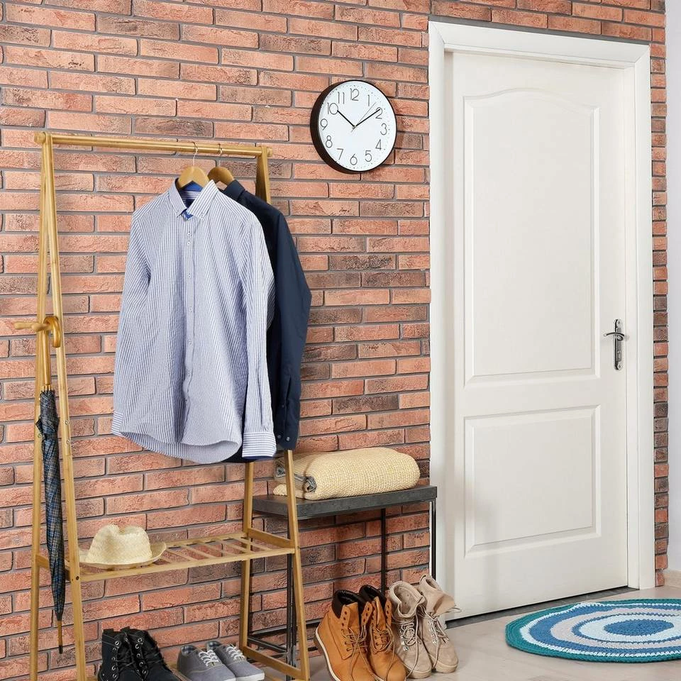 relaxdays Kleiderständer »Kleiderständer Bambus auf Rollen groß« 5 relaxdays Kleiderständer »Kleiderständer Bambus auf Rollen groß« – Bild 5