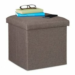 relaxdays Sitzhocker »Sitzhocker mit Stauraum«, Braun Grau, Anthrazit, Weiß -Deutschland Möbel Verkäufe 2024 0d28865d e464 5e56 be8c fce33c7b6e78