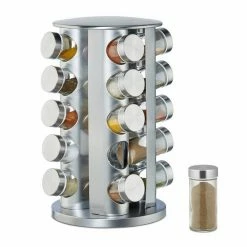 relaxdays Gewürzkarussell »Gewürzkarussell mit 20 Gläsern«