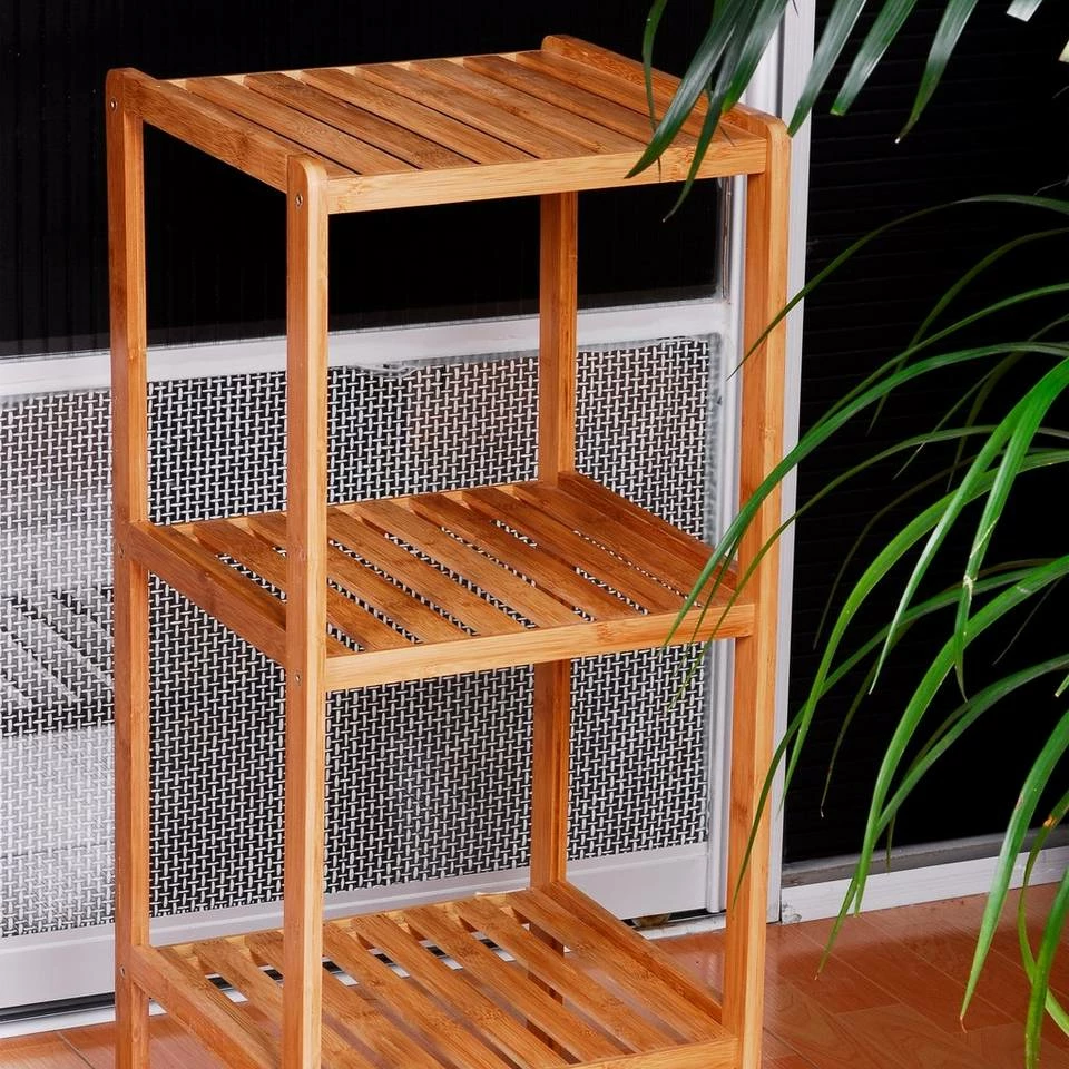 relaxdays Badregal »Bambus Badregal mit 3 Ablageflächen« 2 relaxdays Badregal »Bambus Badregal mit 3 Ablageflächen« – Bild 2