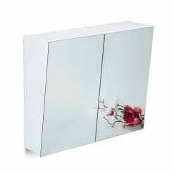 relaxdays Badezimmerspiegelschrank »Zweitüriger Spiegelschrank Bad«