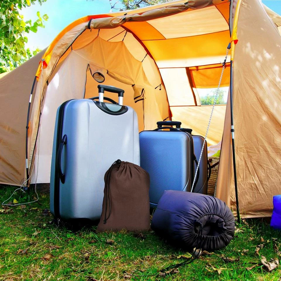 relaxdays Hängematte »Hängematte Baumwolle XXL«, Beige Blau Beige, Grau Beige, Braun Beige 6 relaxdays Hängematte »Hängematte Baumwolle XXL«, Beige Blau Beige, Grau Beige, Braun Beige – Bild 6