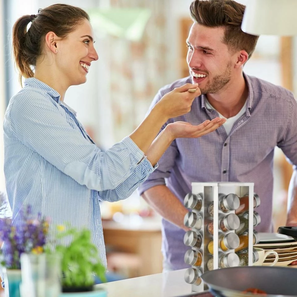 relaxdays Gewürzkarussell »Gewürzkarussell eckig mit 20 Gläsern« 3 relaxdays Gewürzkarussell »Gewürzkarussell eckig mit 20 Gläsern« – Bild 3