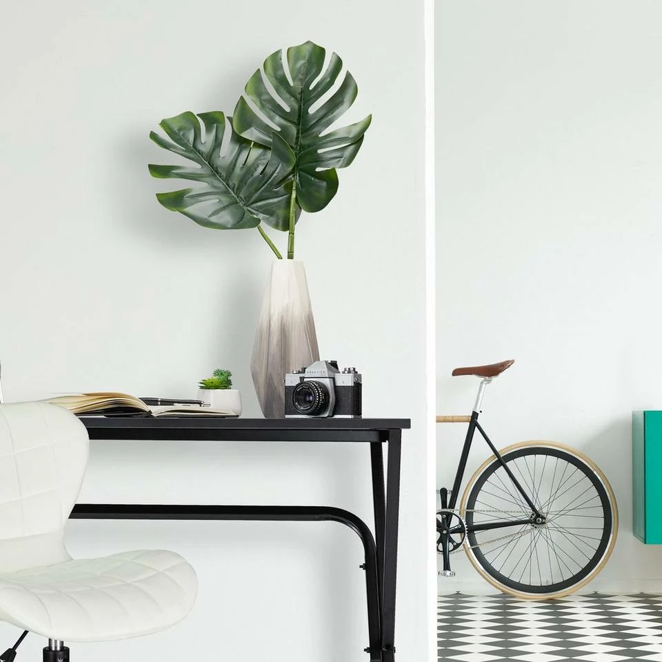 relaxdays Schreibtisch »Schreibtisch Basic«, Schwarz / Schwarz Braun Schwarz, Weiß 2 relaxdays Schreibtisch »Schreibtisch Basic«, Schwarz / Schwarz Braun Schwarz, Weiß – Bild 2