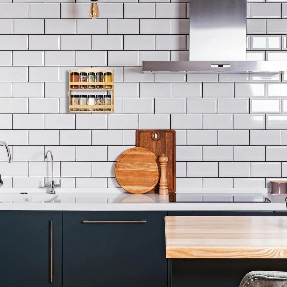 relaxdays Gewürzregal »Bambus Gewürzregal 10 Gläser« 2 relaxdays Gewürzregal »Bambus Gewürzregal 10 Gläser« – Bild 2