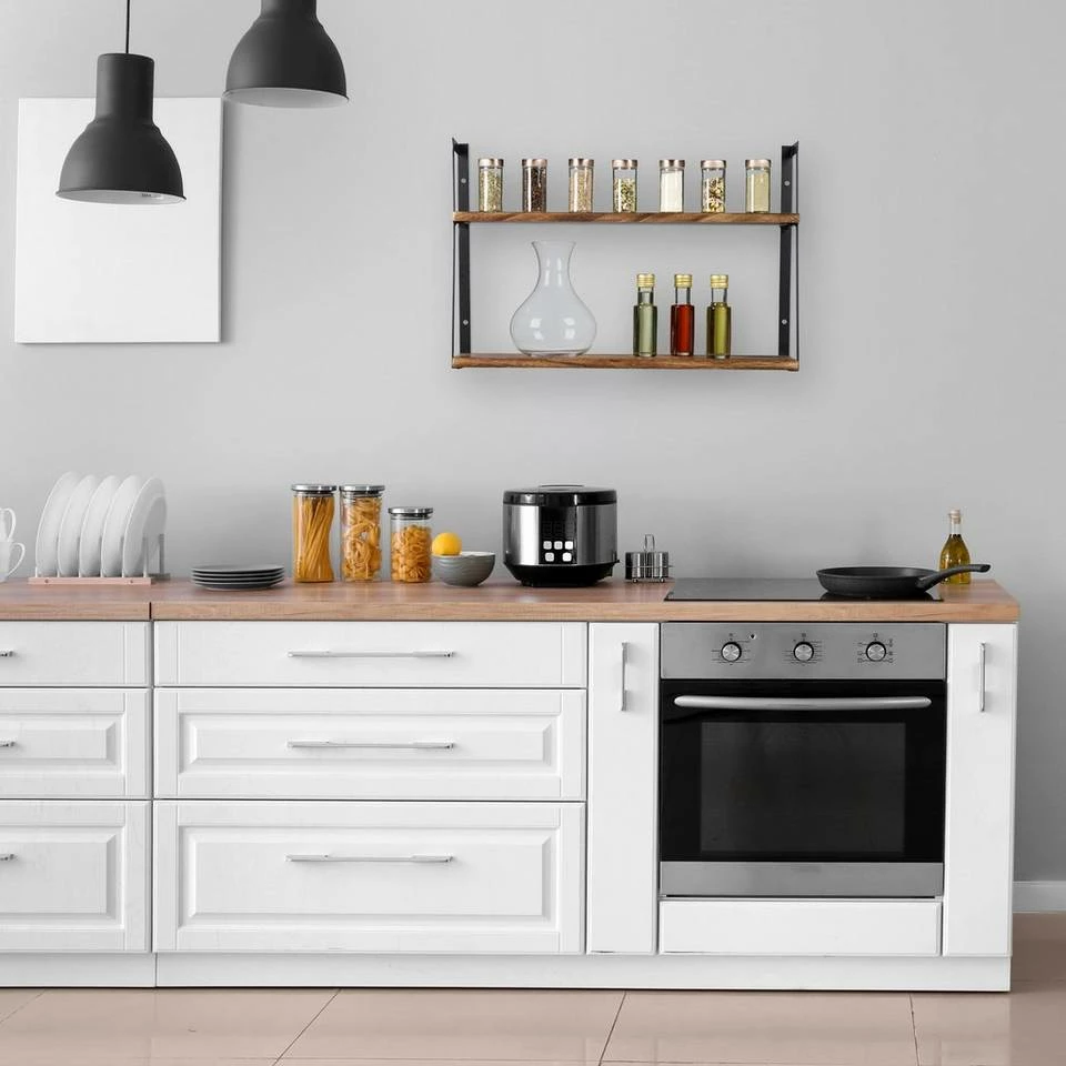 relaxdays Wandregal »Wandregal mit 2 Ablagen« 3 relaxdays Wandregal »Wandregal mit 2 Ablagen« – Bild 3