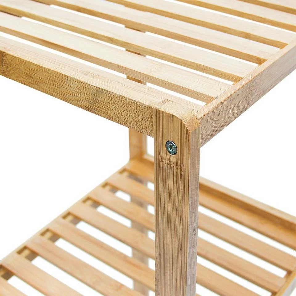 relaxdays Badregal »Badregal Bambus mit 4 Ablagen« 5 relaxdays Badregal »Badregal Bambus mit 4 Ablagen« – Bild 5