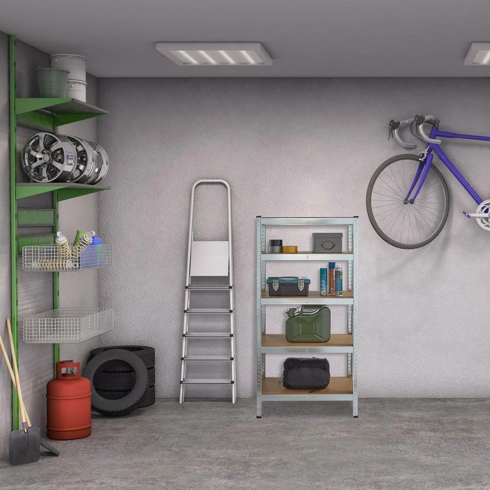 relaxdays Schwerlastregal »Verzinktes Schwerlastregal mit 5 Böden« 2 relaxdays Schwerlastregal »Verzinktes Schwerlastregal mit 5 Böden« – Bild 2