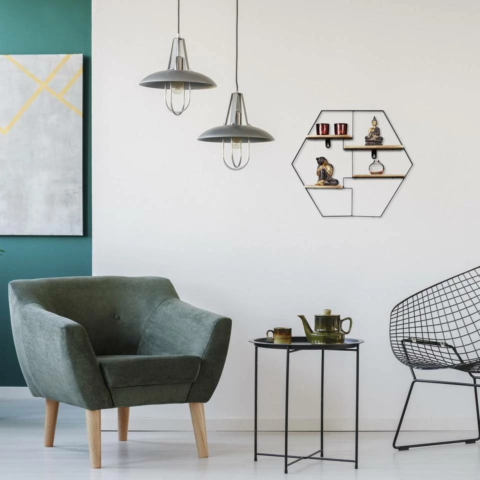 relaxdays Wandregal »Hexagon Regal für die Wand« 5 relaxdays Wandregal »Hexagon Regal für die Wand« – Bild 5