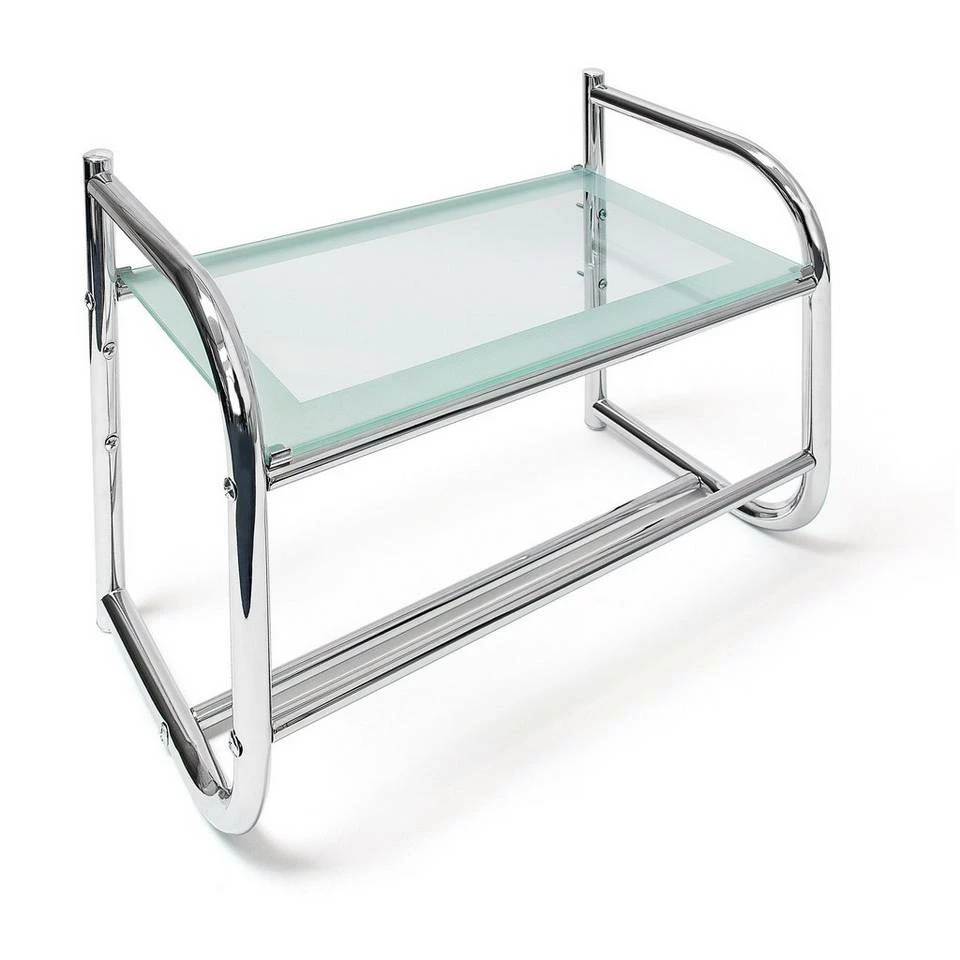 relaxdays Wandregal »Wandregal Edelstahl mit Handtuchhalter« 3 relaxdays Wandregal »Wandregal Edelstahl mit Handtuchhalter« – Bild 3