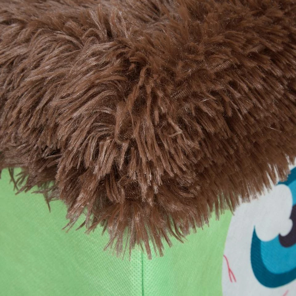 relaxdays Sitzhocker »Sitzhocker Kinder Monster«, A Grün Braun, Dunkelblau Grau 8 relaxdays Sitzhocker »Sitzhocker Kinder Monster«, A Grün Braun, Dunkelblau Grau – Bild 8