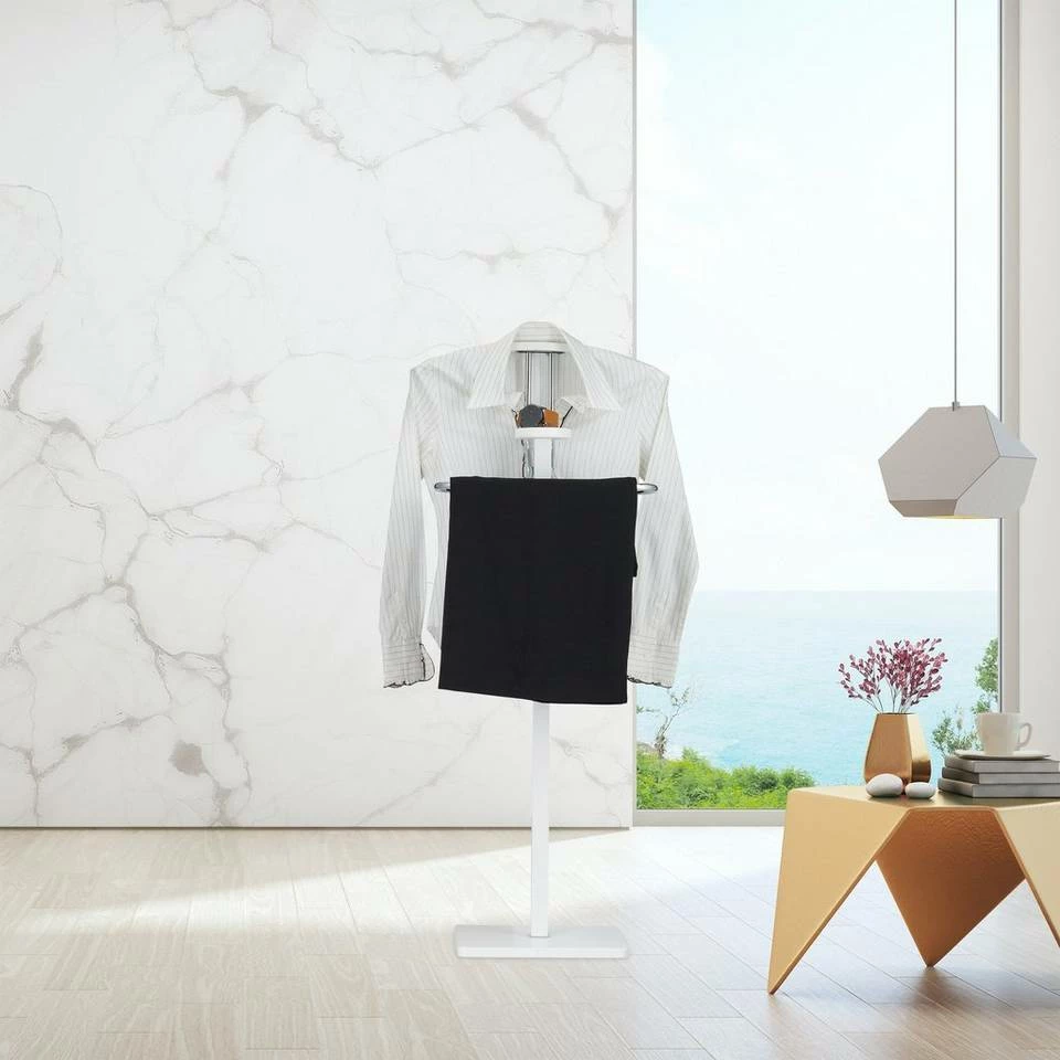 relaxdays Herrendiener »Stummer Diener weiß« 2 relaxdays Herrendiener »Stummer Diener weiß« – Bild 2