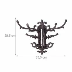 relaxdays Wandgarderobe »1 x Wandgarderobe Vintage braun« -Deutschland Möbel Verkäufe 2024 1650b57f 9bf9 5f17 9fb4 65b038d2b9f2
