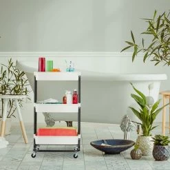 relaxdays Servierwagen »Rollwagen mit 3 Etagen«, Schwarz Weiß Schwarz, Weiß -Deutschland Möbel Verkäufe 2024 16f7bc9f e10f 5602 8c6e 316c41c4c7d3