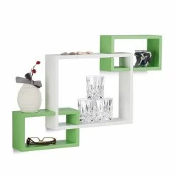 relaxdays Wandregal »Cube Regal 3 Fächer«, Schwarz Wei&szlig; Schwarz, Wei&szlig; Gr&uuml;n, Schwarz Wei&szlig; -Deutschland Möbel Verkäufe 2024 17523e05 d94b 5344 b6f9 4314f4e16427