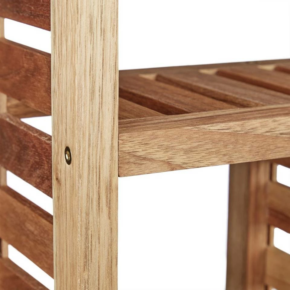 relaxdays Wandregal »Walnuss Wandregal mit 5 Fächern« 7 relaxdays Wandregal »Walnuss Wandregal mit 5 Fächern« – Bild 7