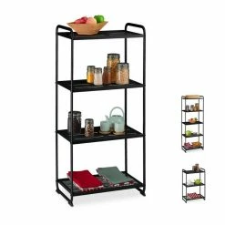 relaxdays Regal »Schwarzes Regal aus Stahl«, 3 -Deutschland Möbel Verkäufe 2024 1794ab11 e2d0 5693 8ced dc18934fa818