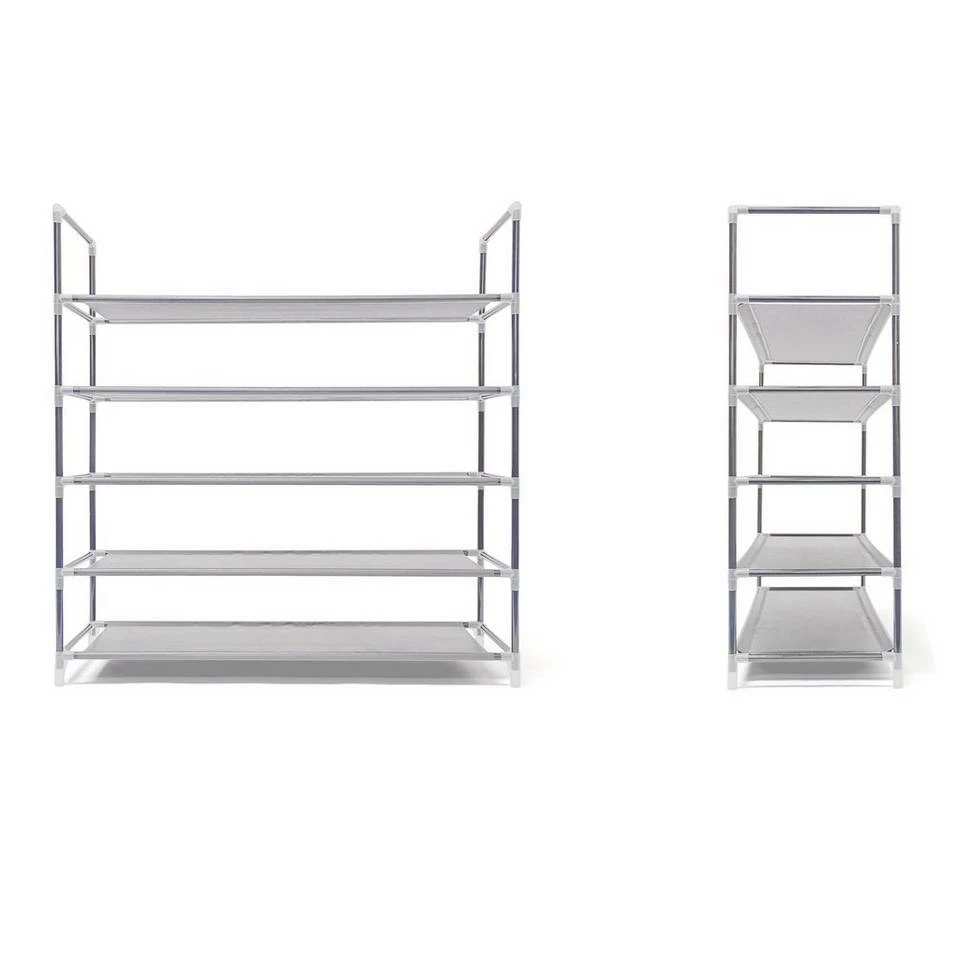 relaxdays Schuhregal »3 x Schuhregal für 20 Paar Schuhe grau« 8 relaxdays Schuhregal »3 x Schuhregal für 20 Paar Schuhe grau« – Bild 8