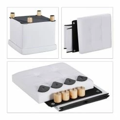 relaxdays Sitzhocker »Sitzhocker mit Stauraum Kunstleder«, Weiß Weiß Hellbraun, Braun Hellbraun, Schwarz Hellbraun -Deutschland Möbel Verkäufe 2024 189f3427 a32d 5935 af7f 8286d02ce5ea