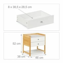 relaxdays Nachttisch »Nachttisch mit 2 Schubladen« -Deutschland Möbel Verkäufe 2024 196f11b0 f021 5c4b b871 4777173b4cf6