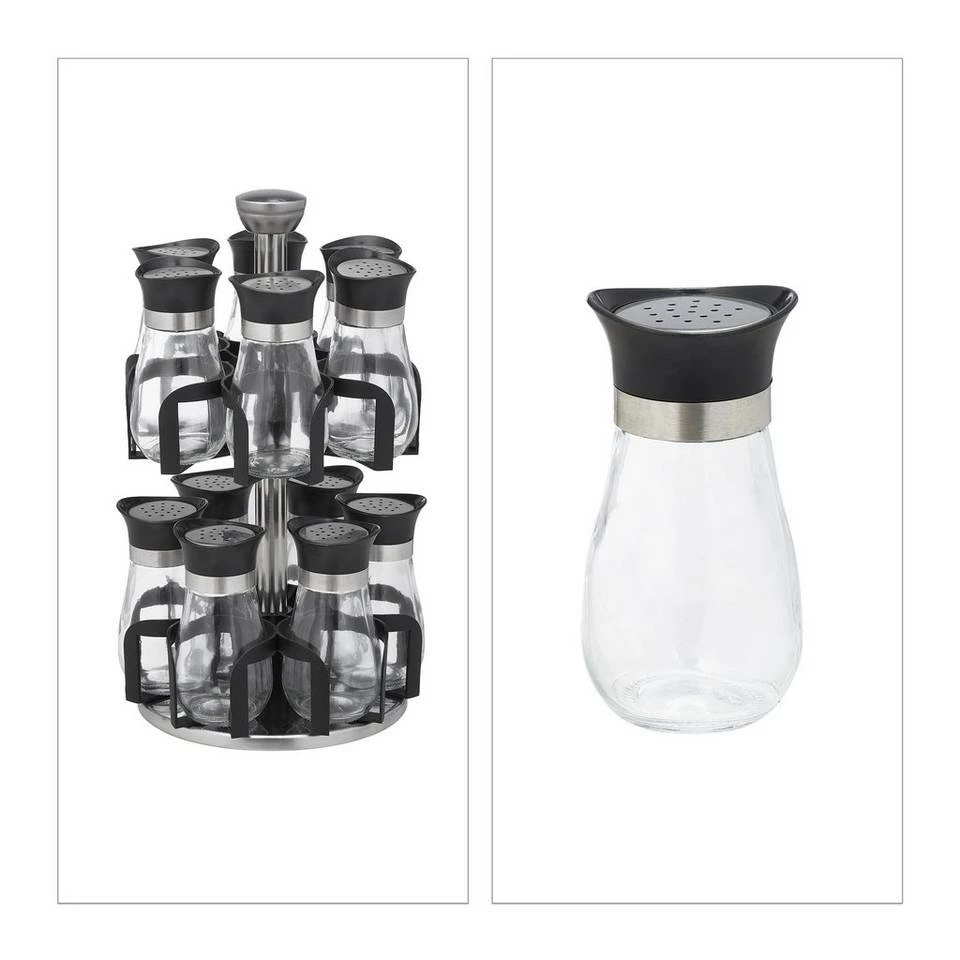 relaxdays Gewürzkarussell »Gewürzkarussell mit 12 Gläsern« 10 relaxdays Gewürzkarussell »Gewürzkarussell mit 12 Gläsern« – Bild 10