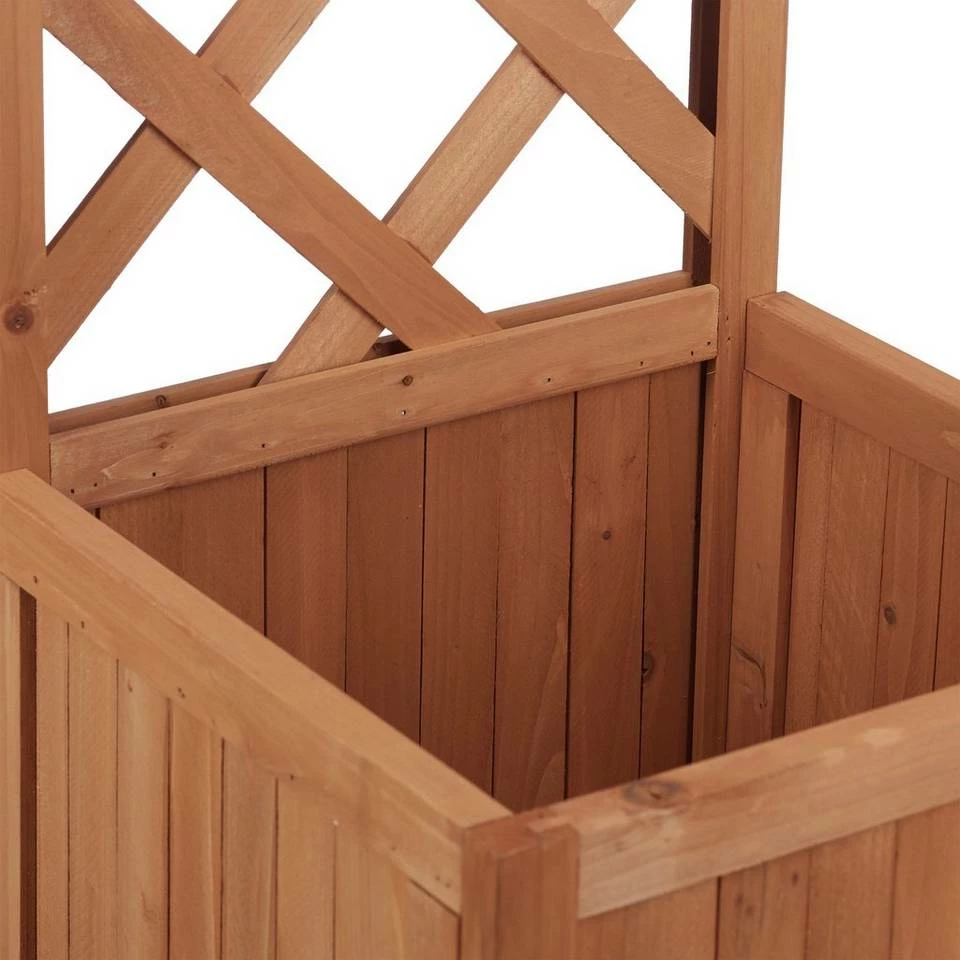 relaxdays Beistelltisch »2 in 1 Rankkasten aus Holz«, L 6 relaxdays Beistelltisch »2 in 1 Rankkasten aus Holz«, L – Bild 6